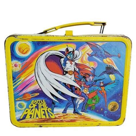 Vintage Battle of the Planets Metal Lunch Box and Original 